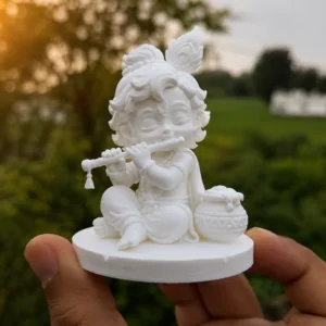 Little Bal Krishna Playing Flute